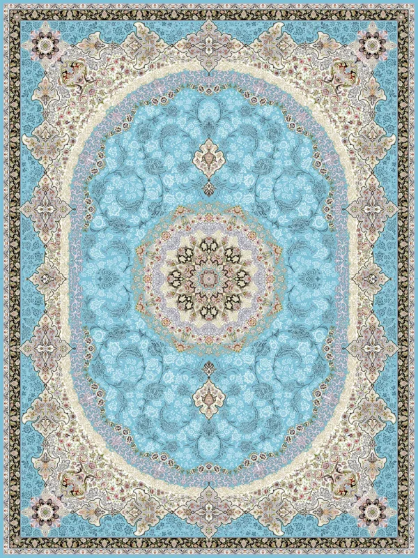 السجادة 1200 غرزة تصمیم ارغوان