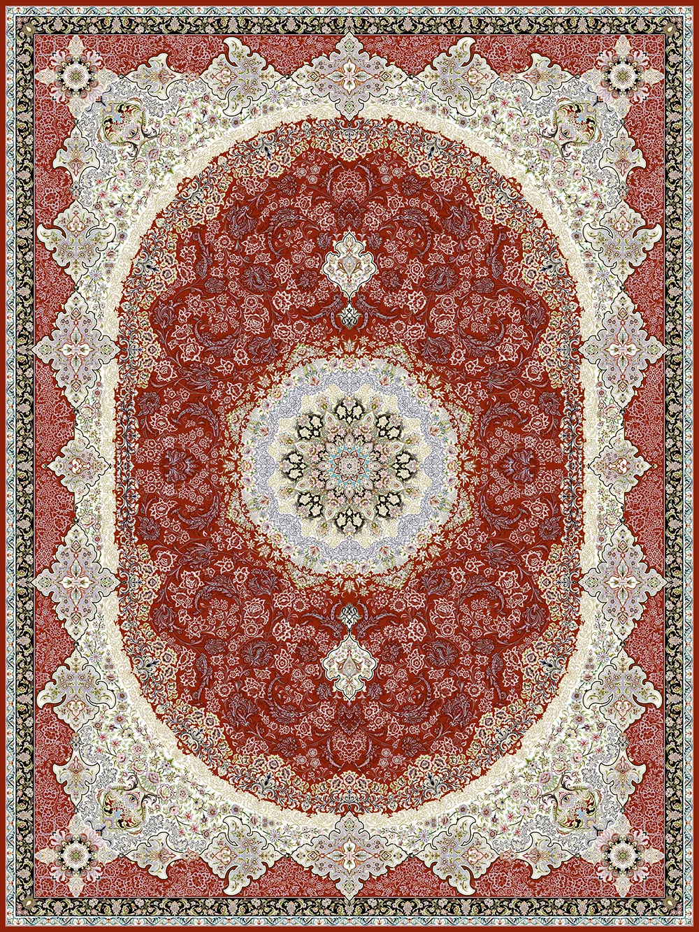 السجادة 1200 غرزة تصمیم ارغوان السجادة 1200 غرزة تصمیم ارغوان