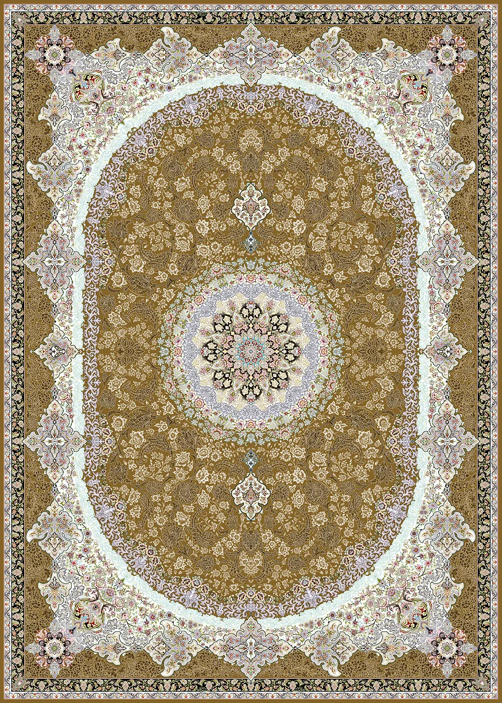 السجادة 1200 غرزة تصمیم ارغوان السجادة 1200 غرزة تصمیم ارغوان