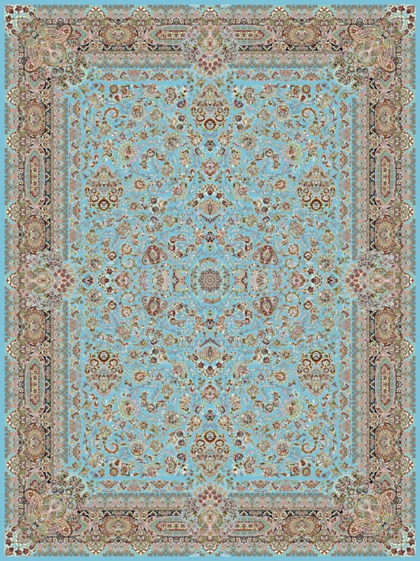 السجادة 1200 غرزة تصمیم افشان کردون