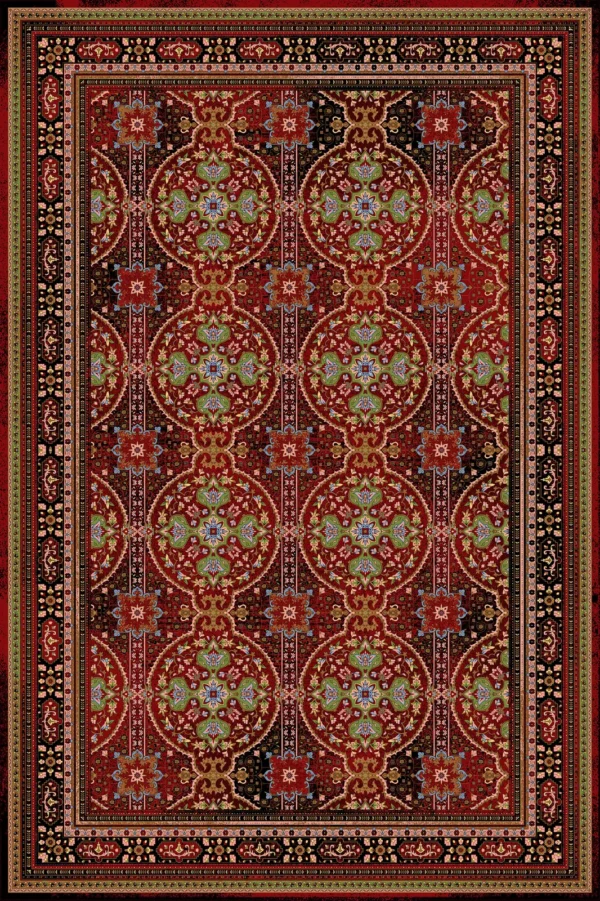 السجادة 1200 غرزة تصمیم تیام