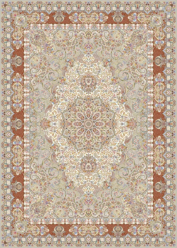 السجادة 1500 غرزة تصمیم سالاری