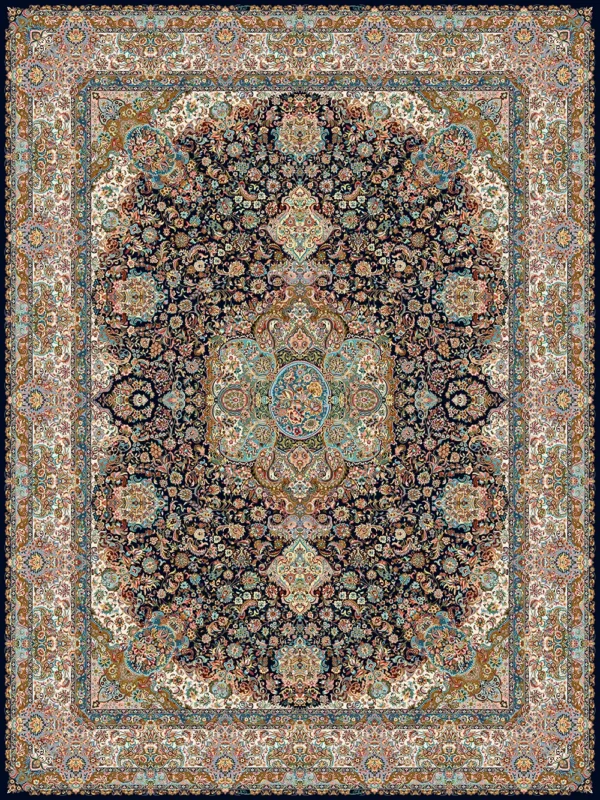 السجادة 1200 غرزة تصمیم سالاری