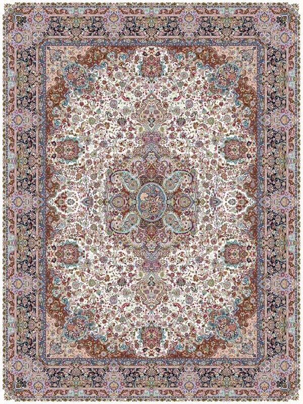 السجادة 1200 غرزة تصمیم سالاری