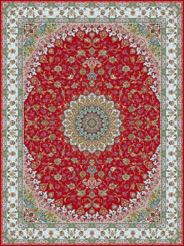 السجادة 1200 غرزة تصمیم طره