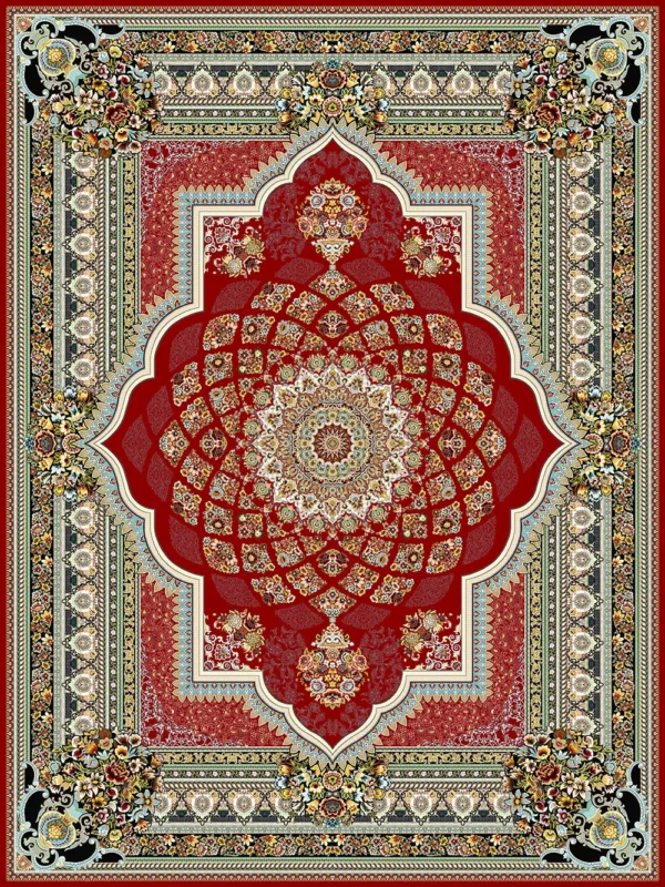 السجادة 1200 غرزة تصمیم لوکس