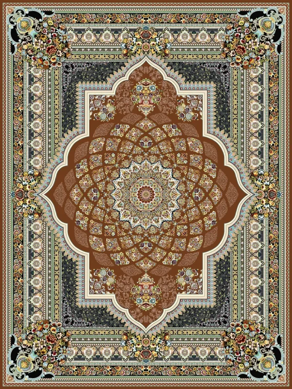 السجادة 1200 غرزة تصمیم لوکس