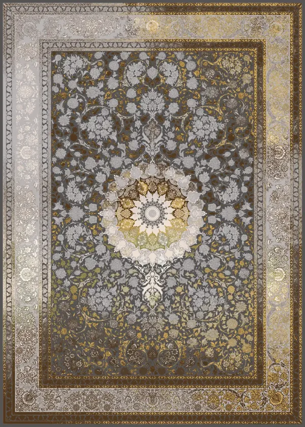 السجادة 1200 غرزة تصمیم مدرن نورا 21