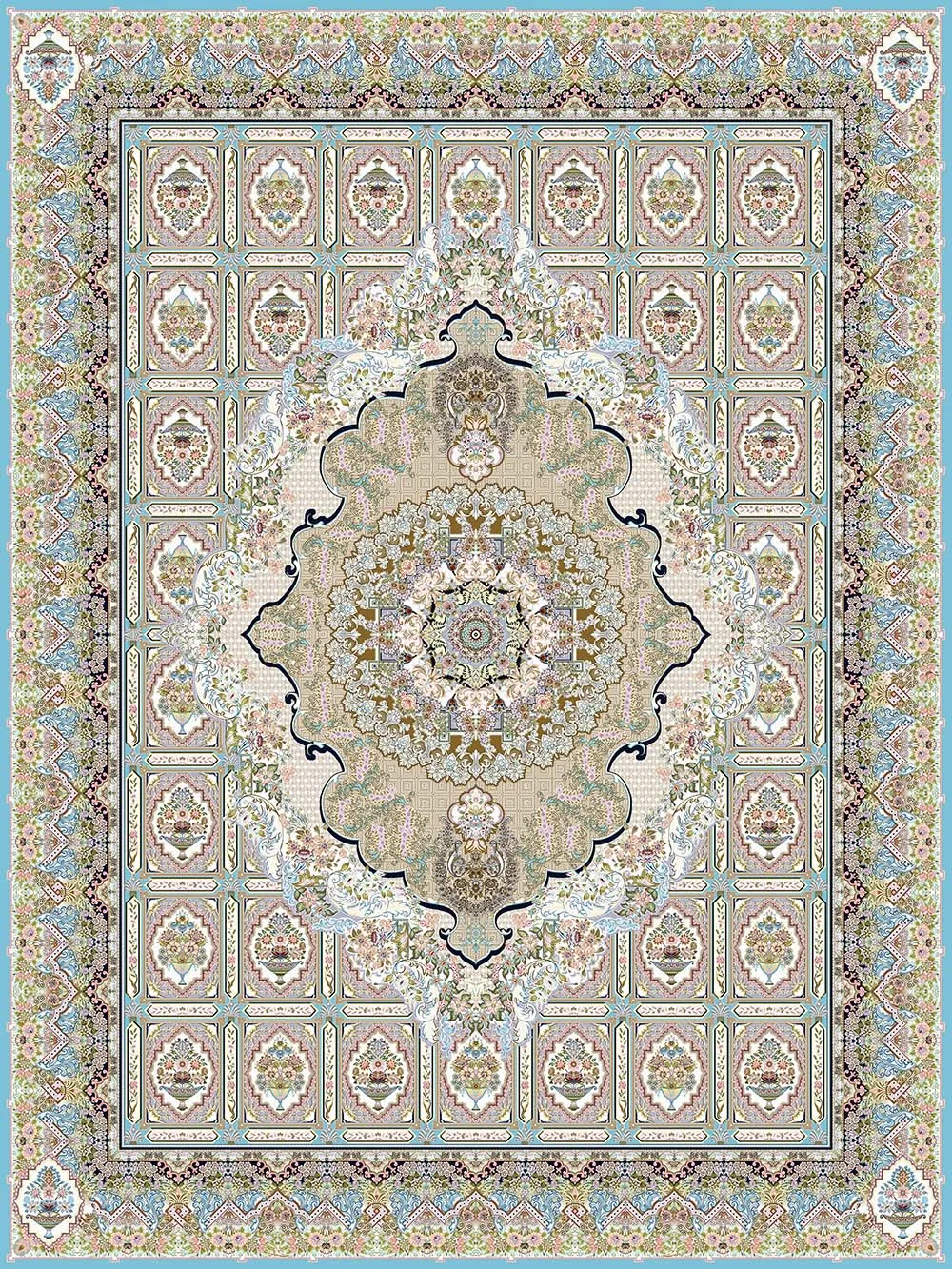 السجادة 1200 غرزة تصمیم کلخانه السجادة 1200 غرزة تصمیم کلخانه