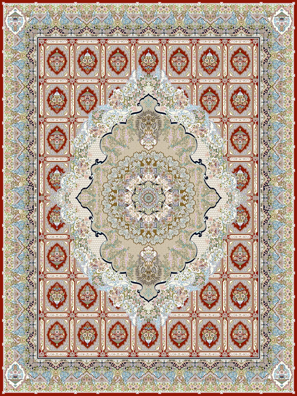 السجادة 1200 غرزة تصمیم کلخانه السجادة 1200 غرزة تصمیم کلخانه