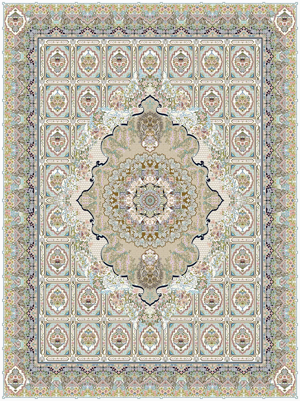 السجادة 1200 غرزة تصمیم کلخانه السجادة 1200 غرزة تصمیم کلخانه